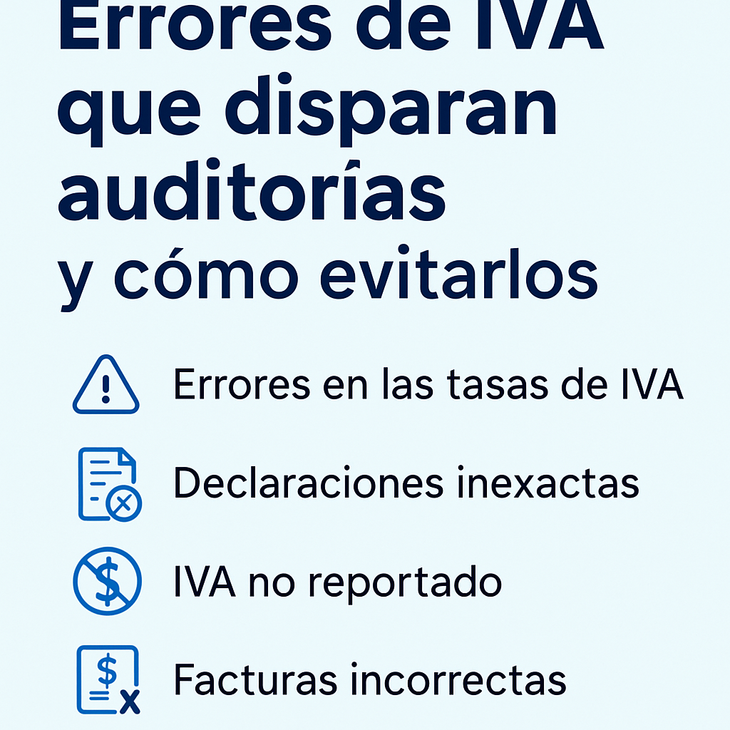 Errores de IVA que disparan auditorías y cómo evitarlos