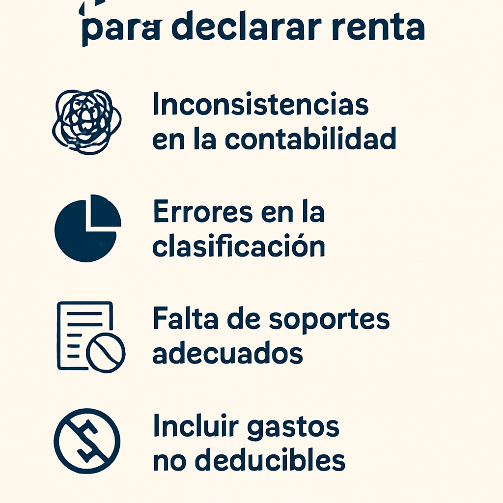 Riesgos clave al depurar gastos para declarar renta
