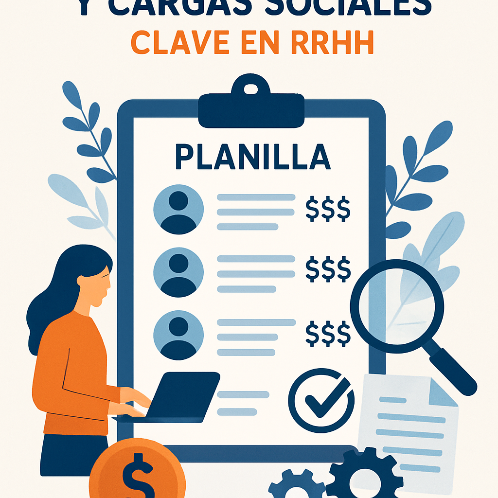 Conciliación de planilla y cargas sociales clave en RRHH