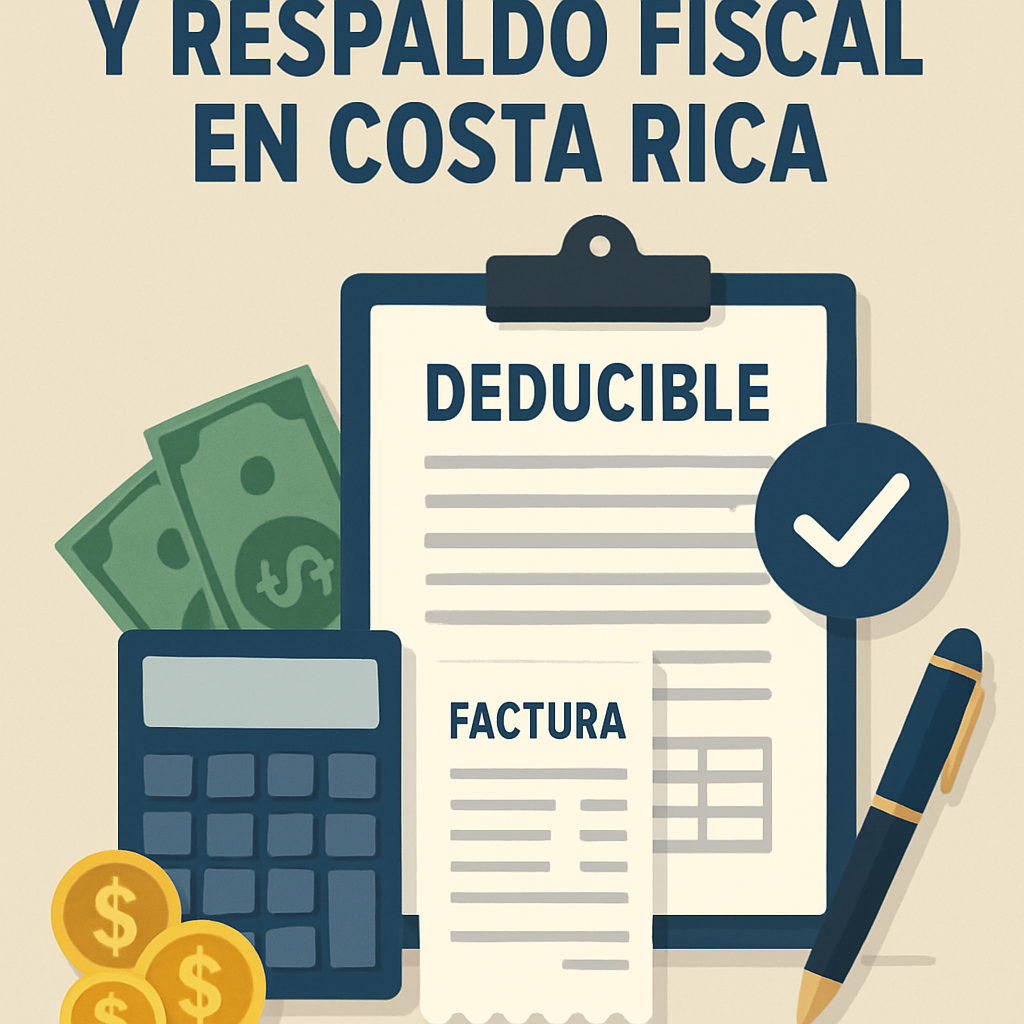 Gastos deducibles y respaldo fiscal en Costa Rica