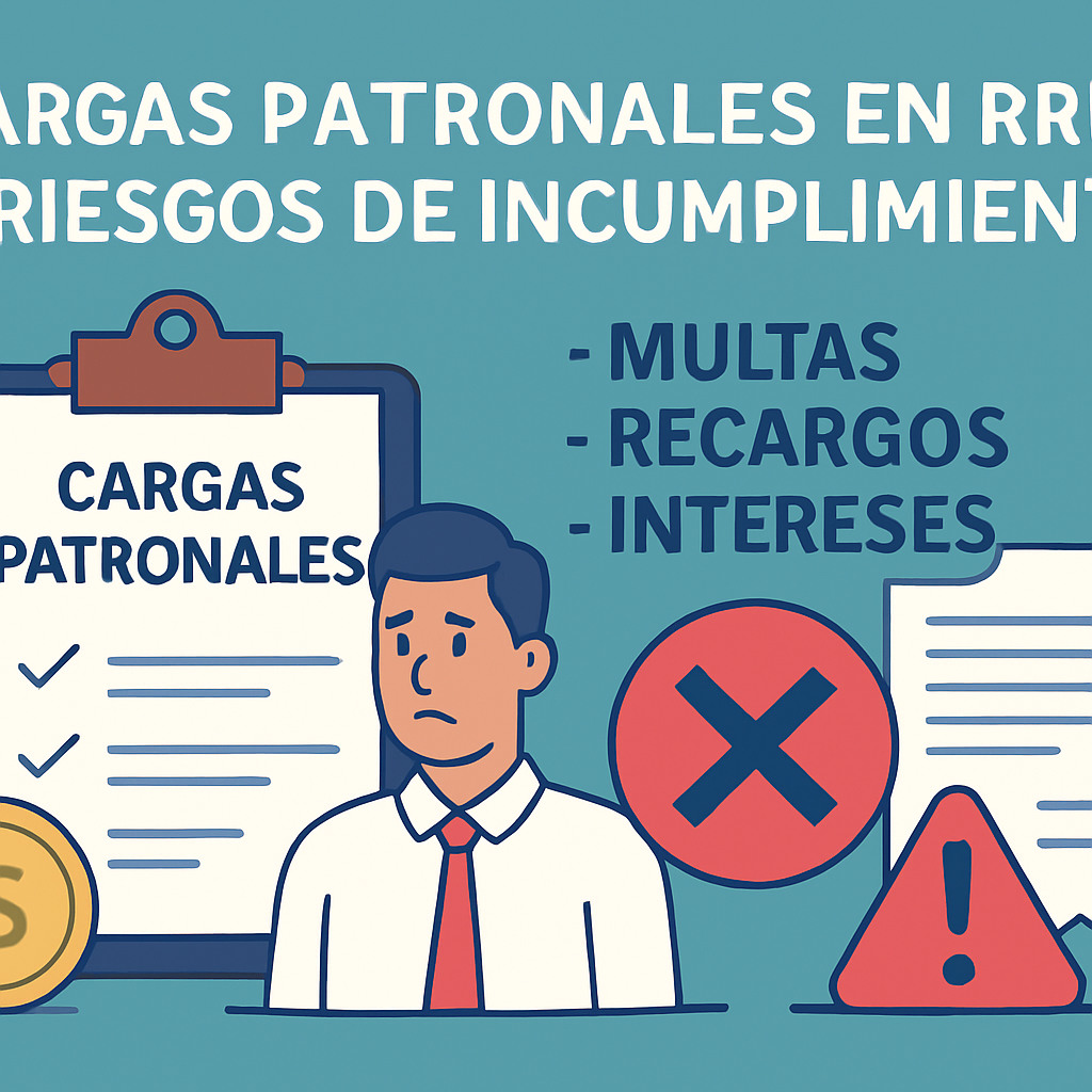 Cargas patronales en RRHH y riesgos de incumplimiento