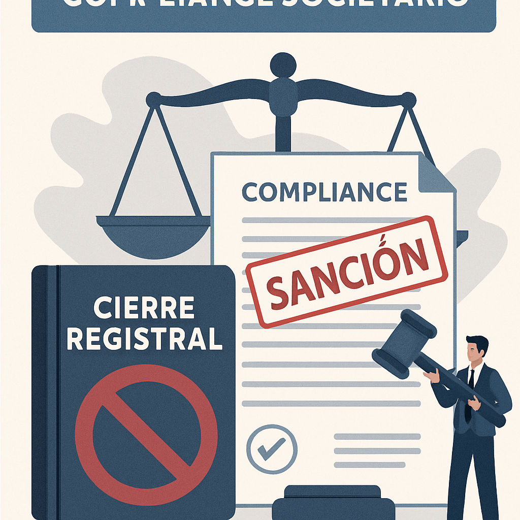 Cierre registral y sanciones en compliance societario