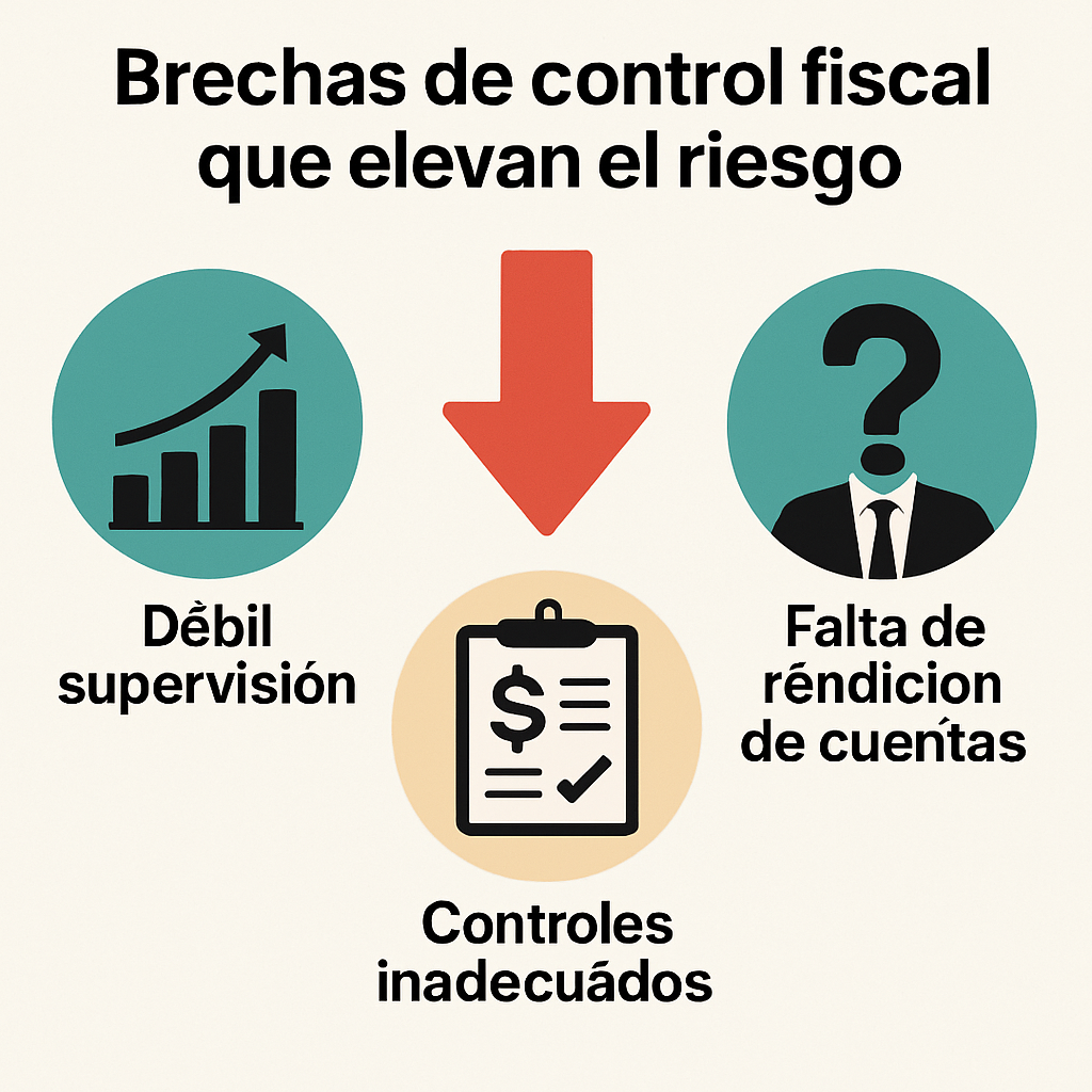 Brechas de control fiscal que elevan el riesgo