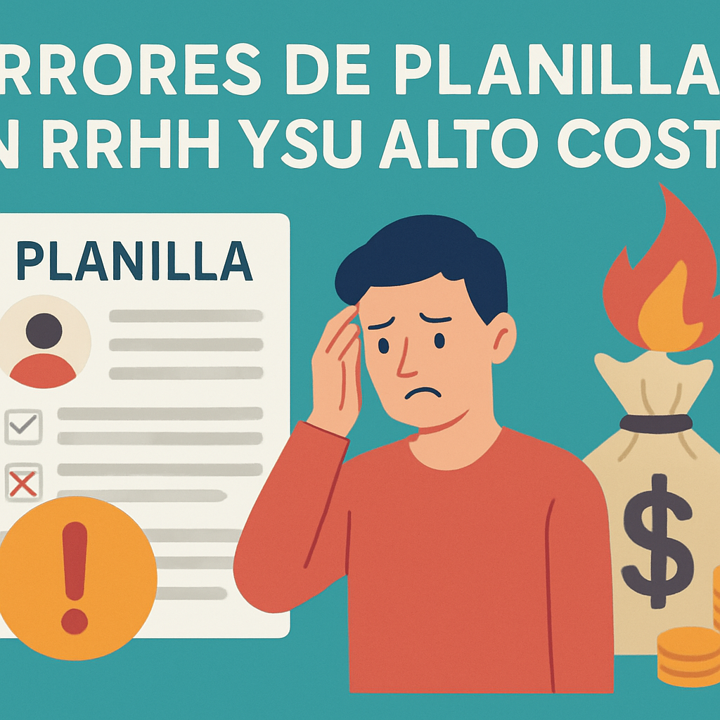 Errores de planilla en RRHH y su alto costo