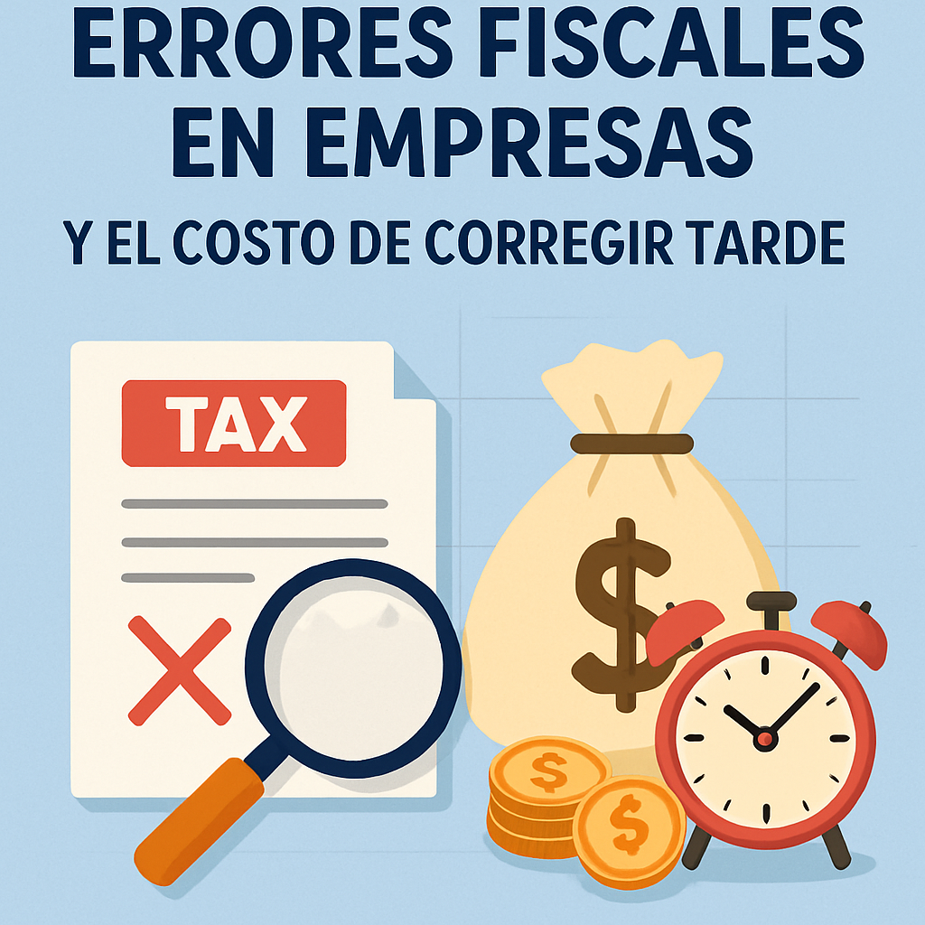 Errores fiscales en empresas y el costo de corregir tarde