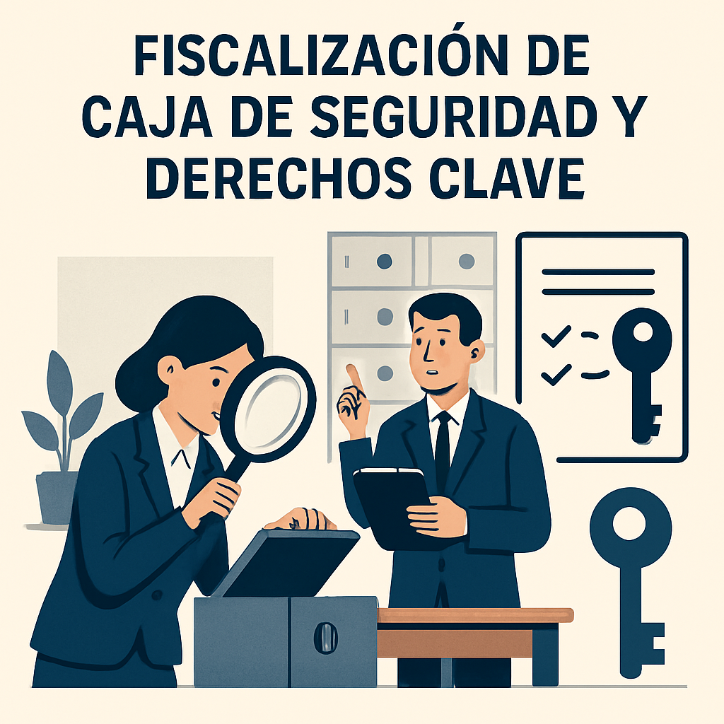 Fiscalización de caja de seguridad y derechos clave