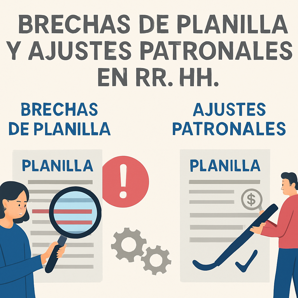 Brechas de planilla y ajustes patronales en RR. HH.
