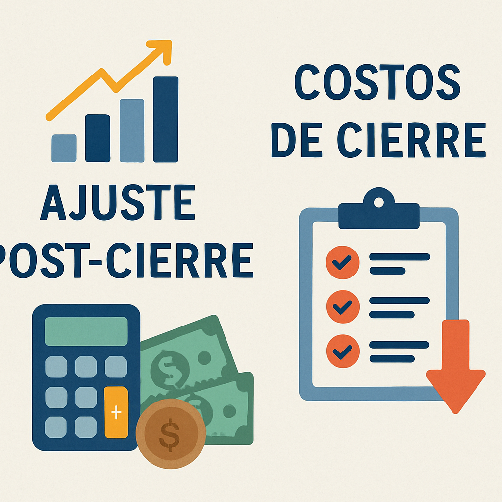 Ajuste post-cierre en finanzas y costos de cierre