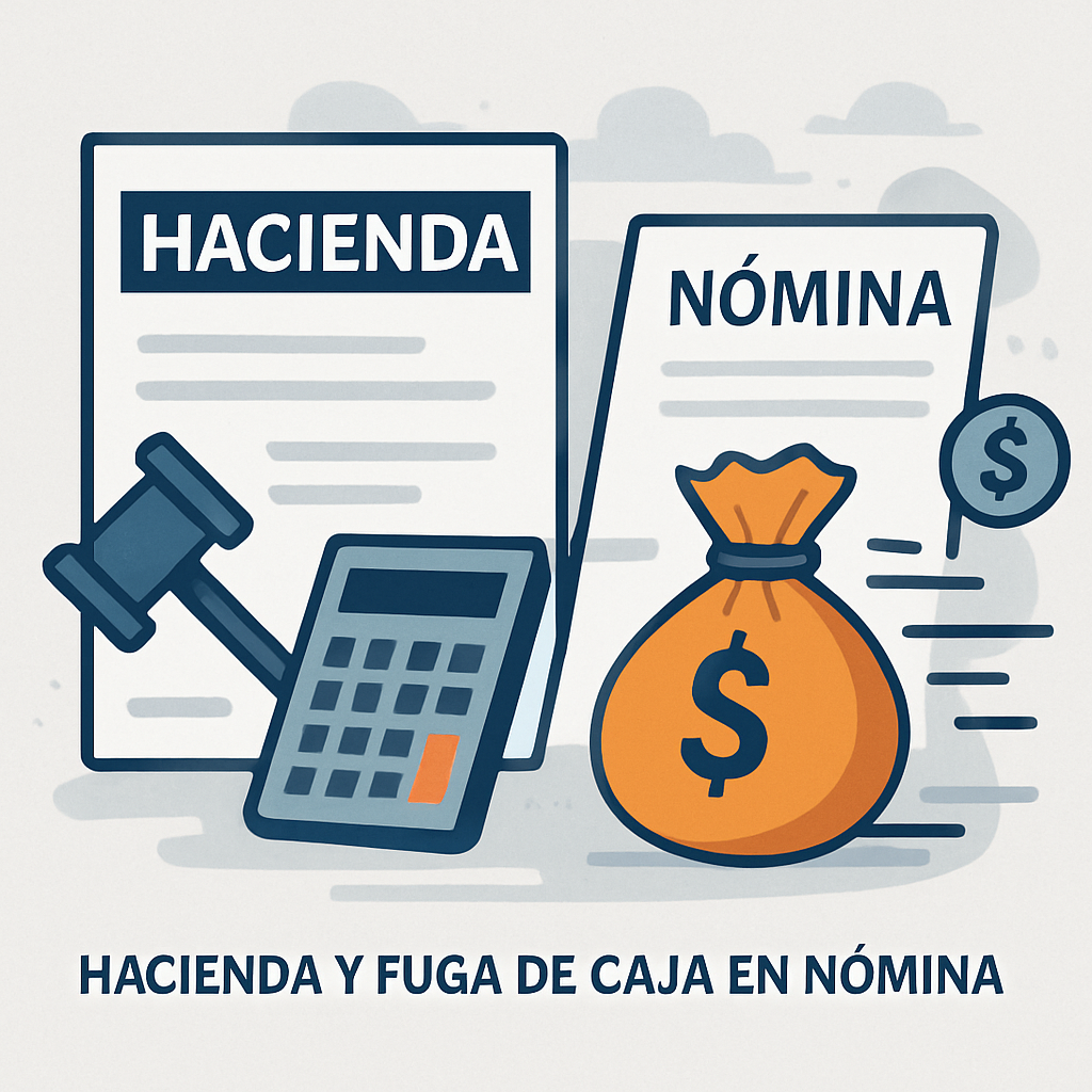 Hacienda y fuga de caja en nómina