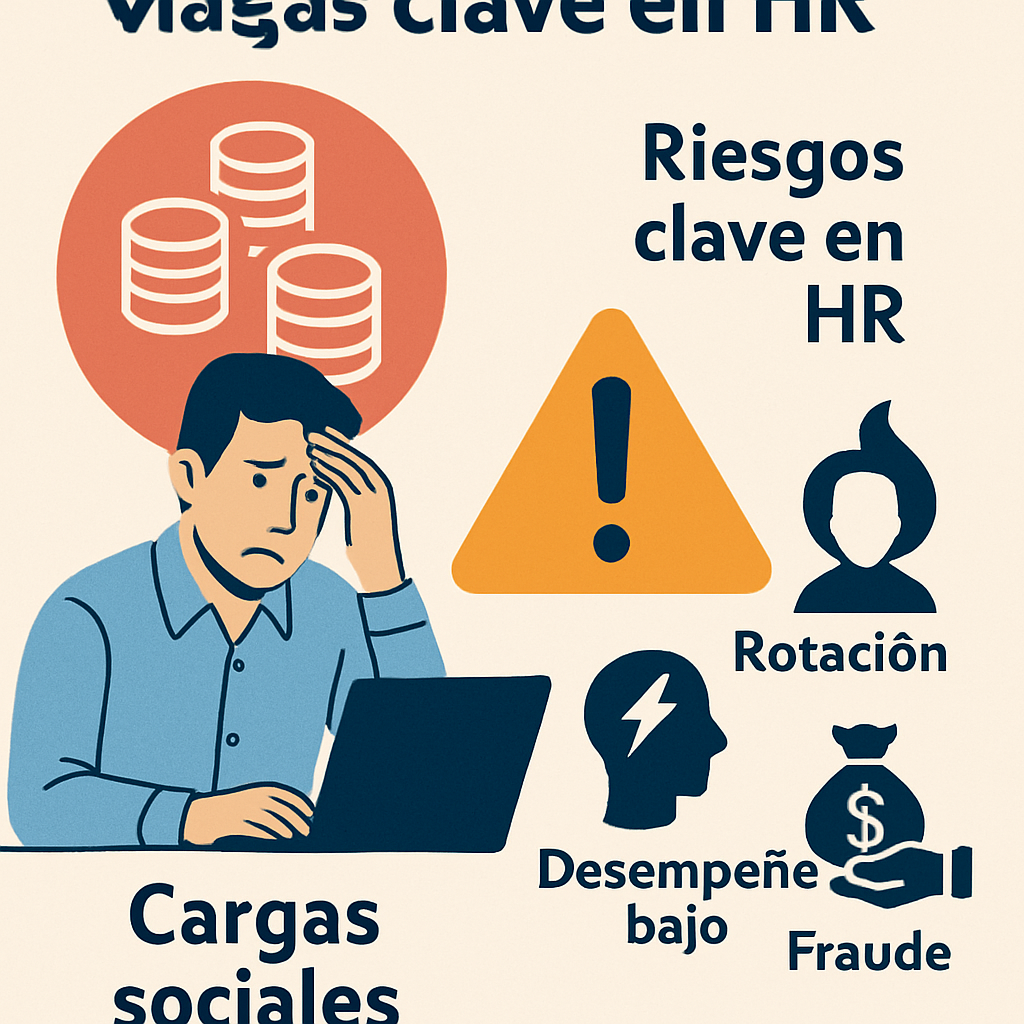 Cargas sociales tardías y riesgos clave en HR