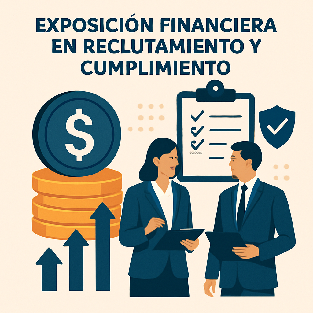 Exposición financiera en reclutamiento y cumplimiento