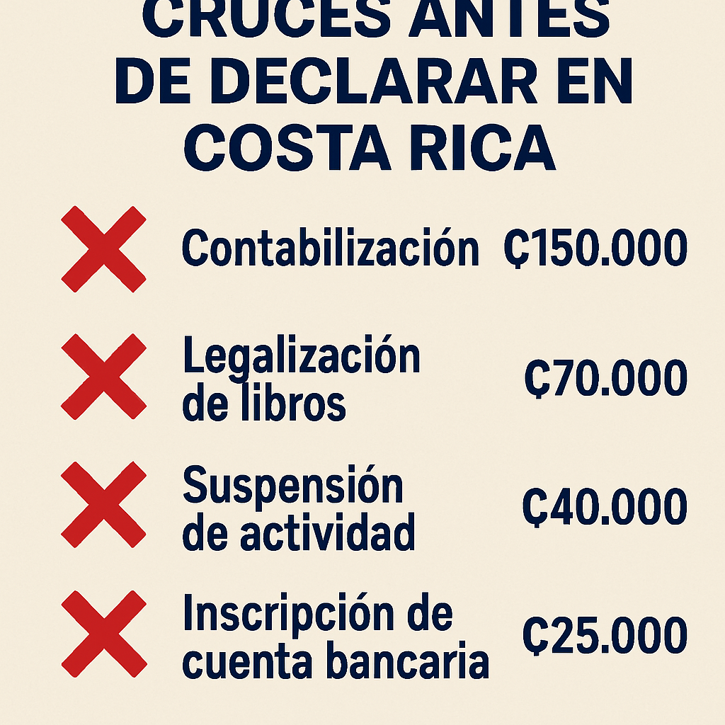 Cruces antes de declarar en Costa Rica y sus costos