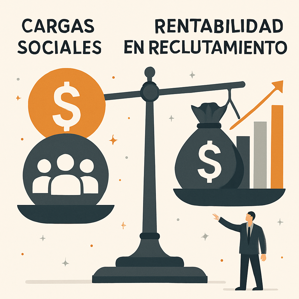 Cargas sociales y rentabilidad en reclutamiento