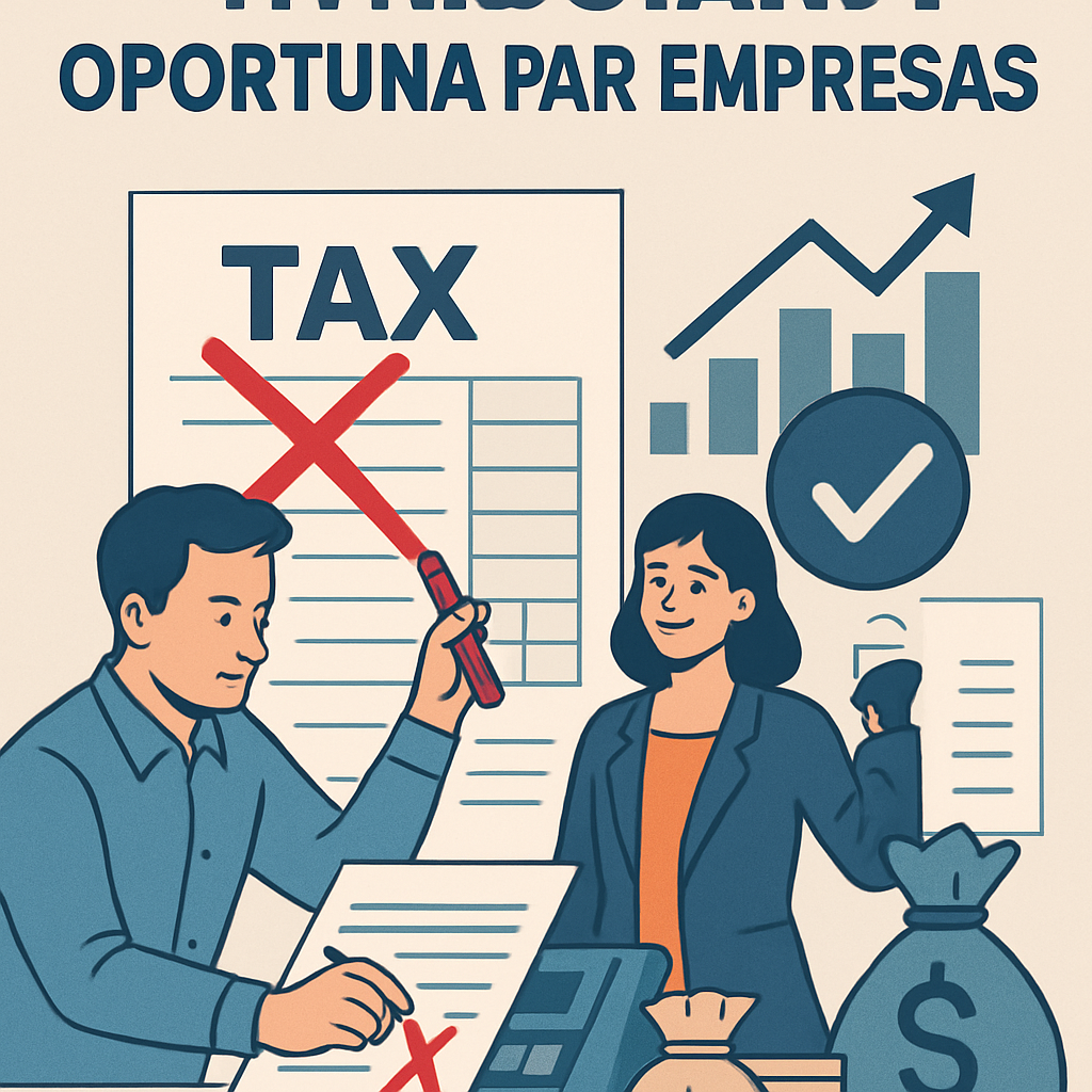 Corrección tributaria oportuna para empresas