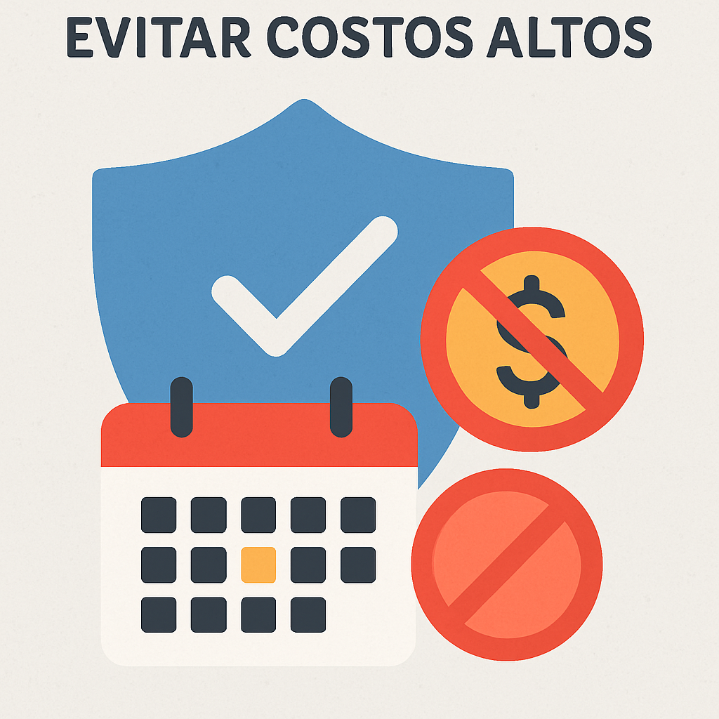 Blindar vencimientos fiscales y evitar costos altos
