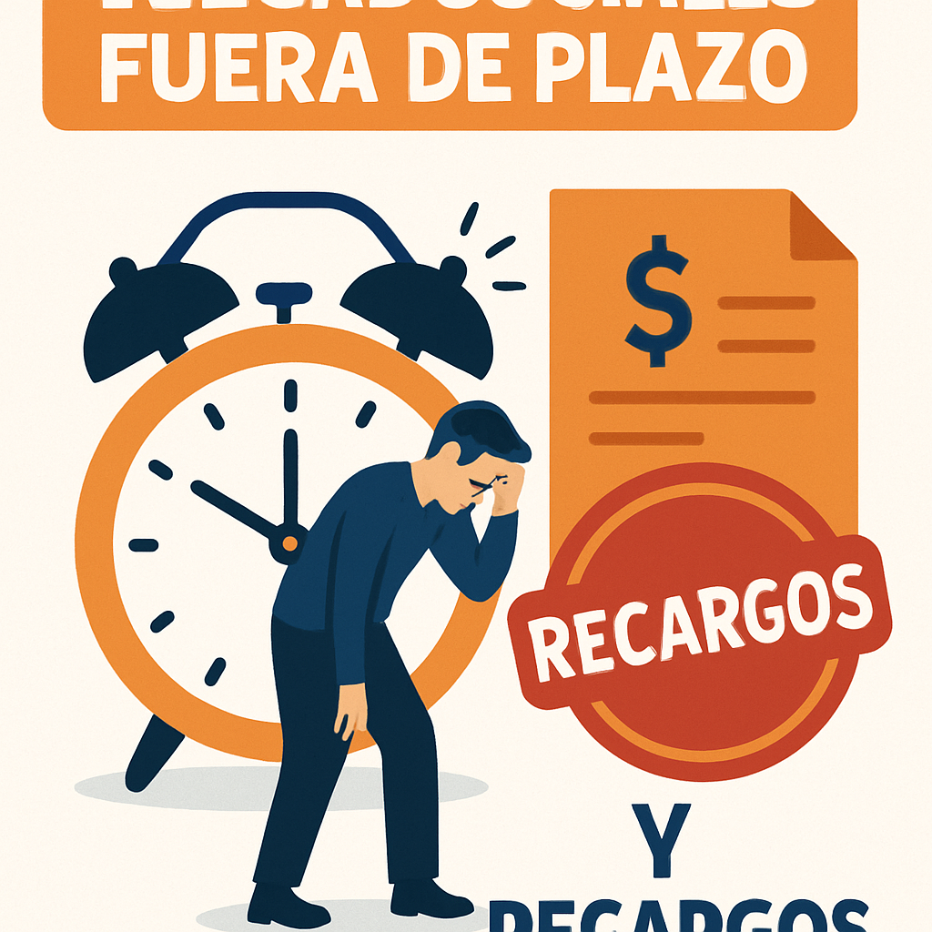 Cargas sociales fuera de plazo y recargos clave