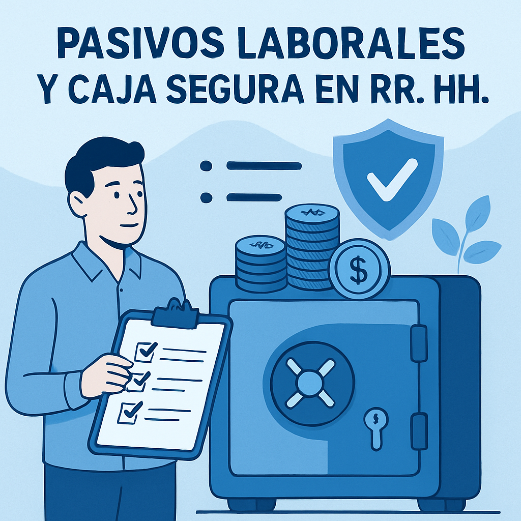 Pasivos laborales y caja segura en RR. HH.