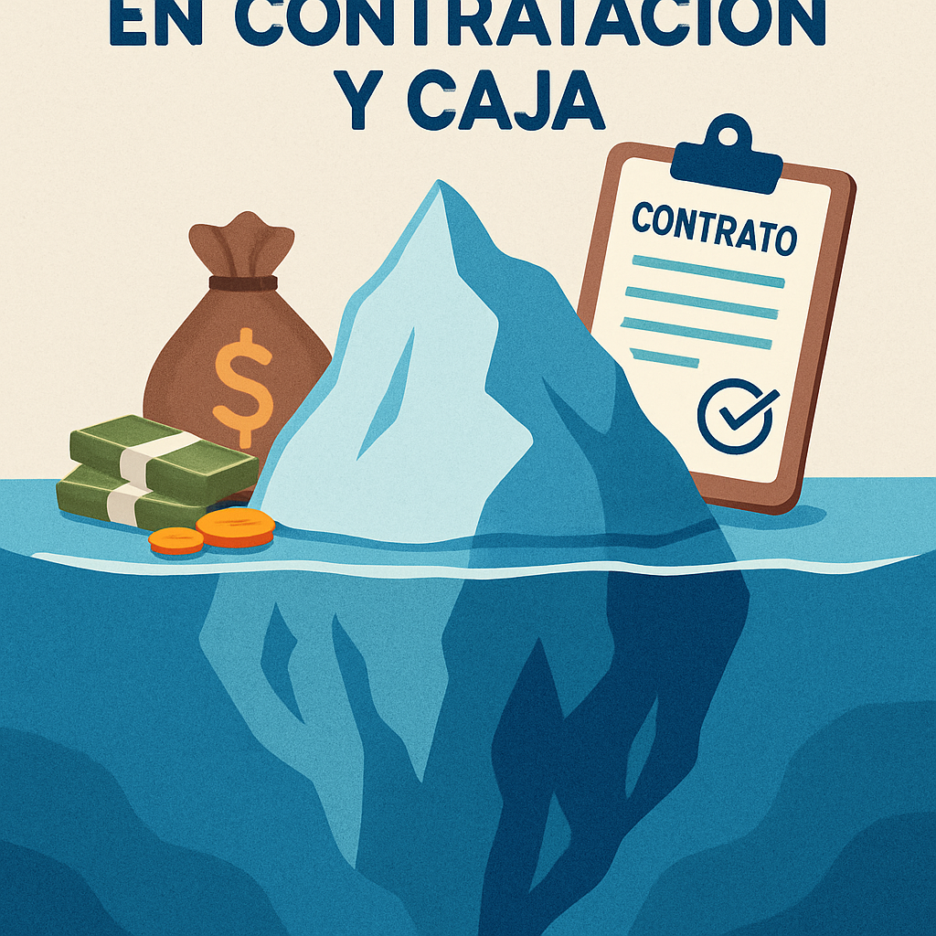 Pasivos ocultos en contratación y caja